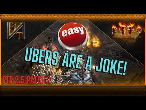 Are Ubers Too Easy With Diablo 2 Resurrected Patch 2.5? (Late Game Tests)