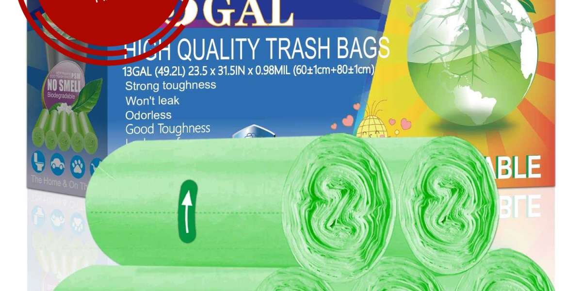 What are benefits of 13 Gallon Biodegradable Trash Bag?